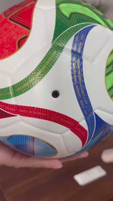 Balón de Futból Diseño Tricolor #5